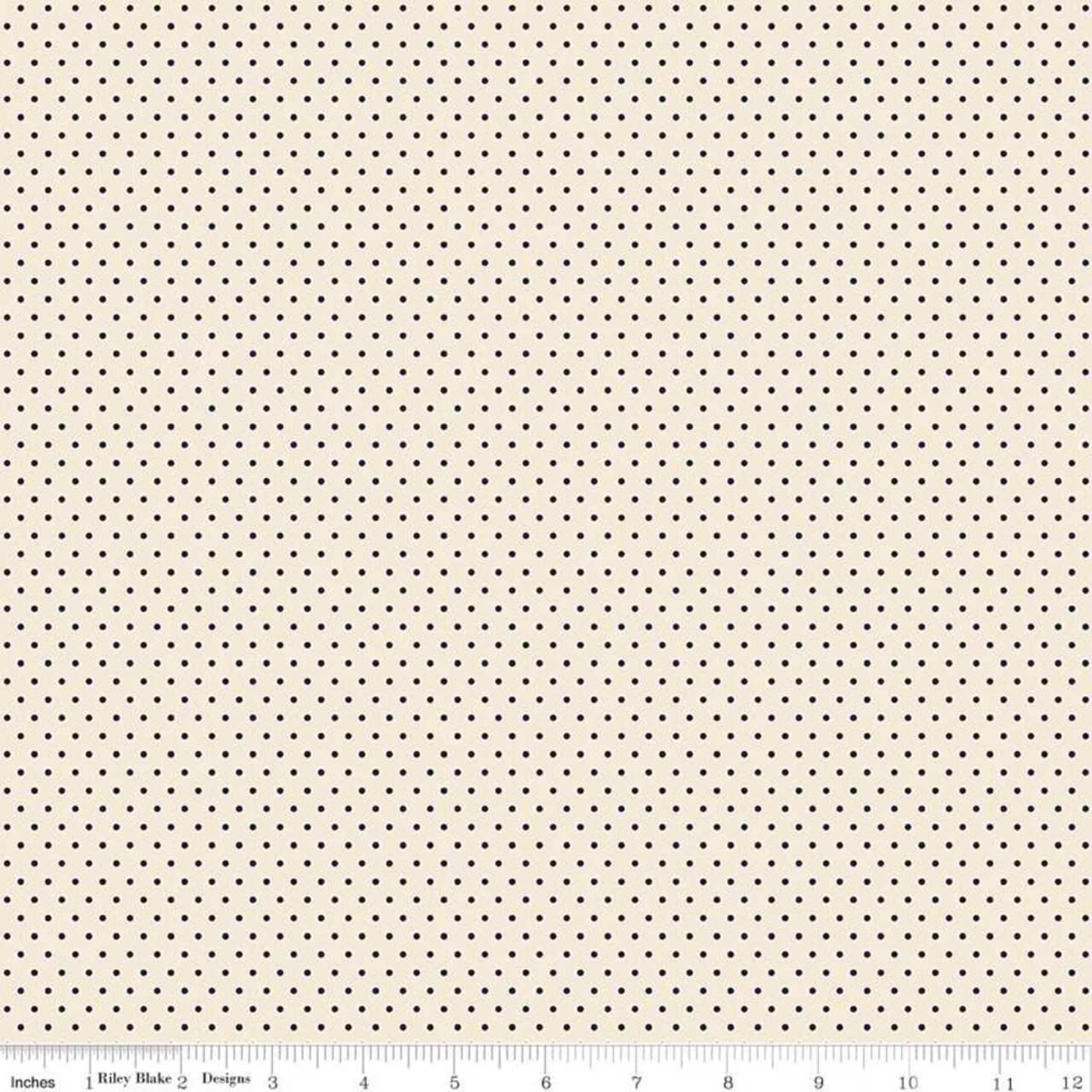 Fabric Riley Blake Jane Austen Navy Dots by the Quarter Yard C10019-NAVY